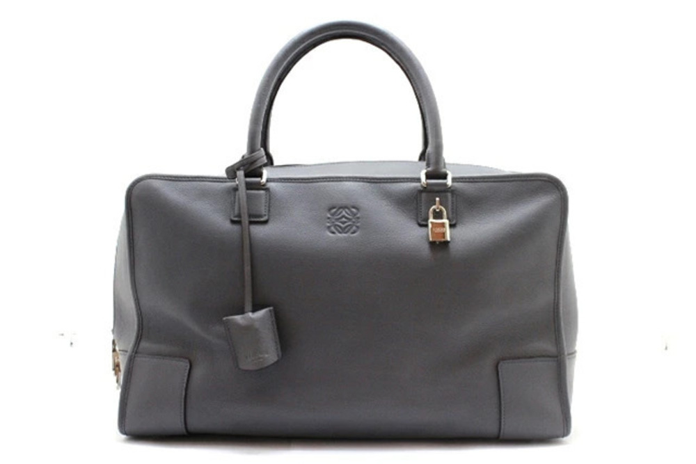 Loewe Amazona Handbag Calfskin Ocean Blue